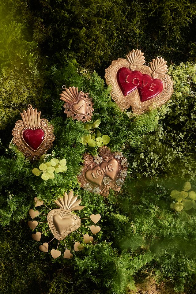 Burnished Heart Medallion, Mini Love #2