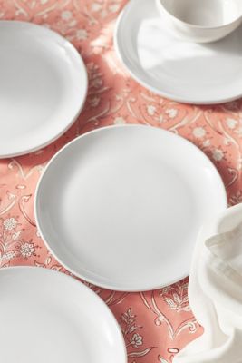 Assiettes de table Rowen en grès portugais, ensemble de 4