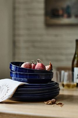 The Rowen Portuguese Stoneware Dinner Plates, Set of 4