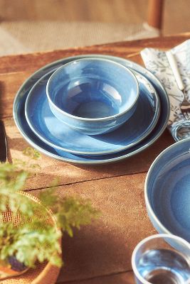 Rowen Sapphire Dinner Plates, Set of 4