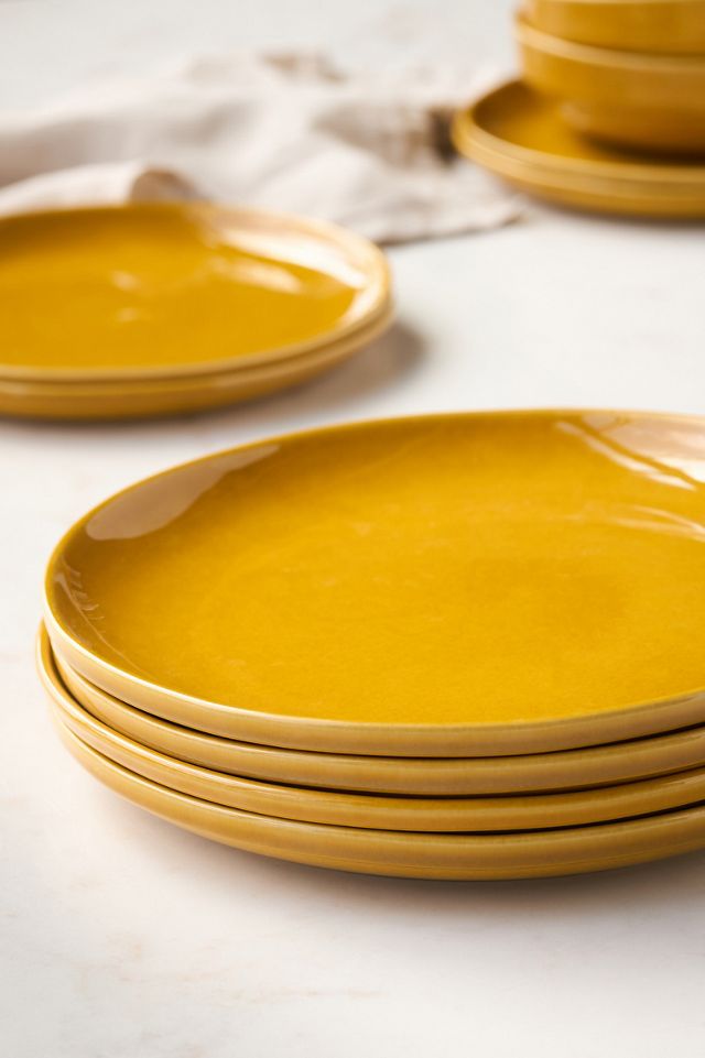 Rowen Portuguese Stoneware Dinner Plates, Set of 4 #1