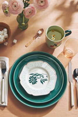 The Rowen Portuguese Stoneware Side Plates, Set of 4