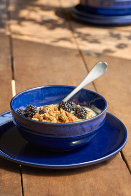 Anthropologie The Rowen Portuguese Stoneware Cereal Bowls, Set Of 4