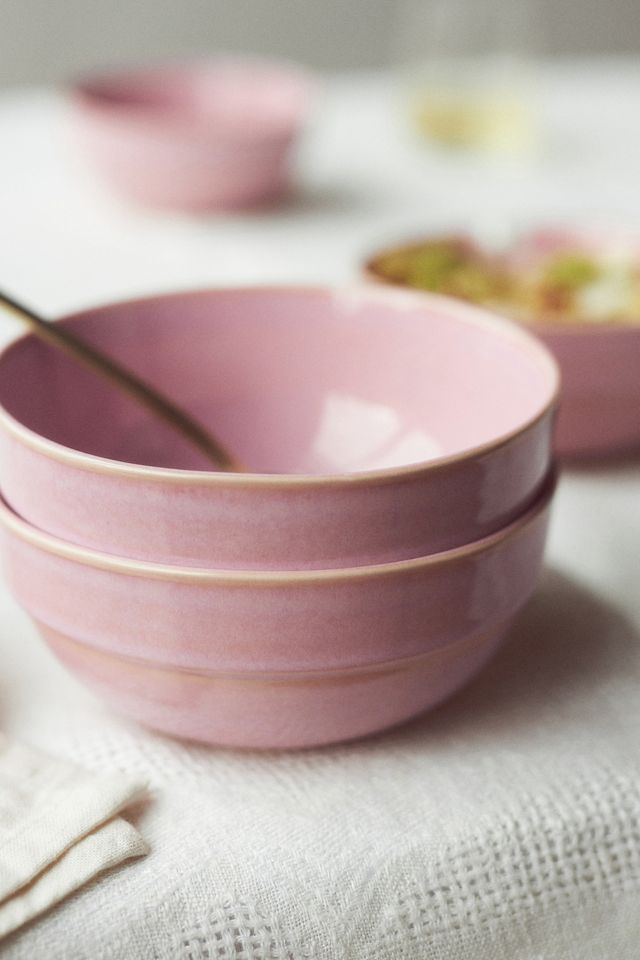 The Rowen Portuguese Stoneware Cereal Bowls, Set of 4