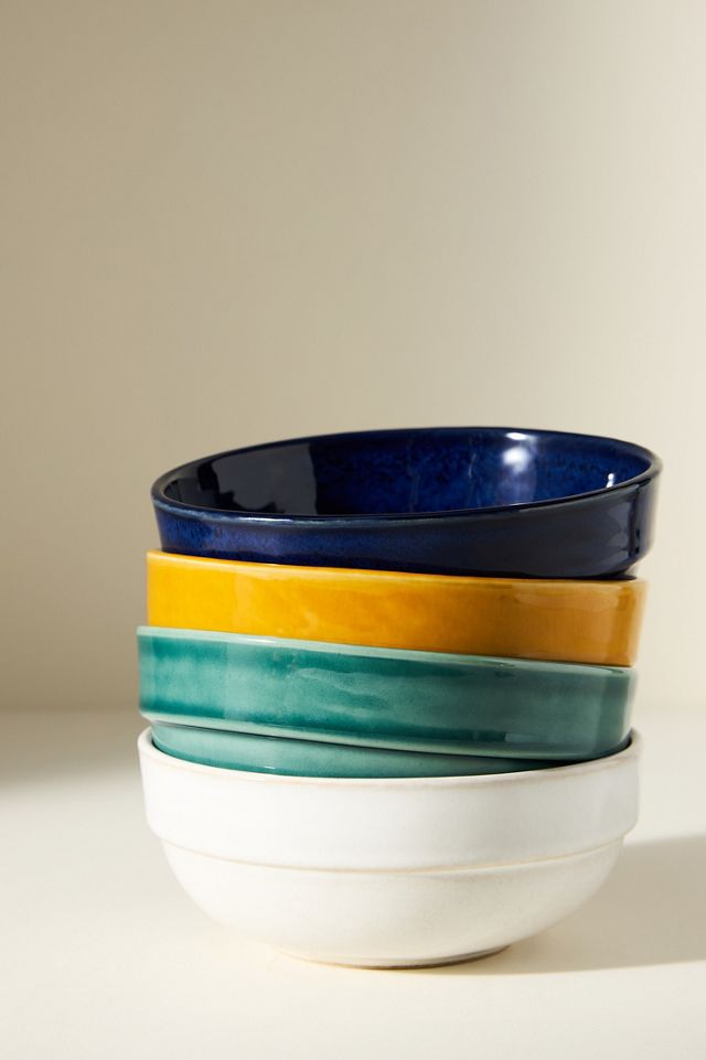 The Rowen Portuguese Stoneware Cereal Bowls, Set of 4