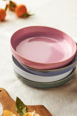 Anthropologie Ginny Low Bowls, Set Of 4
