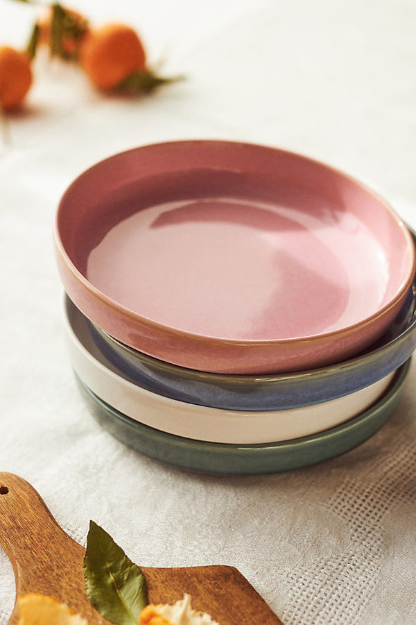 Anthropologie Ginny Low Bowls, Set Of 4