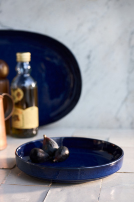 Anthropologie The Rowen Portuguese Stoneware Low Bowls, Set Of 4