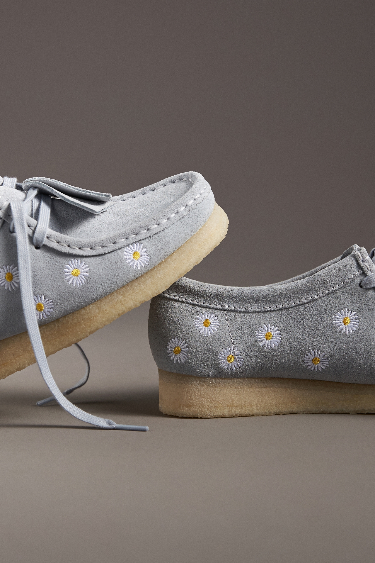 Clarks Wallabee Embroidered Slip-On Shoes