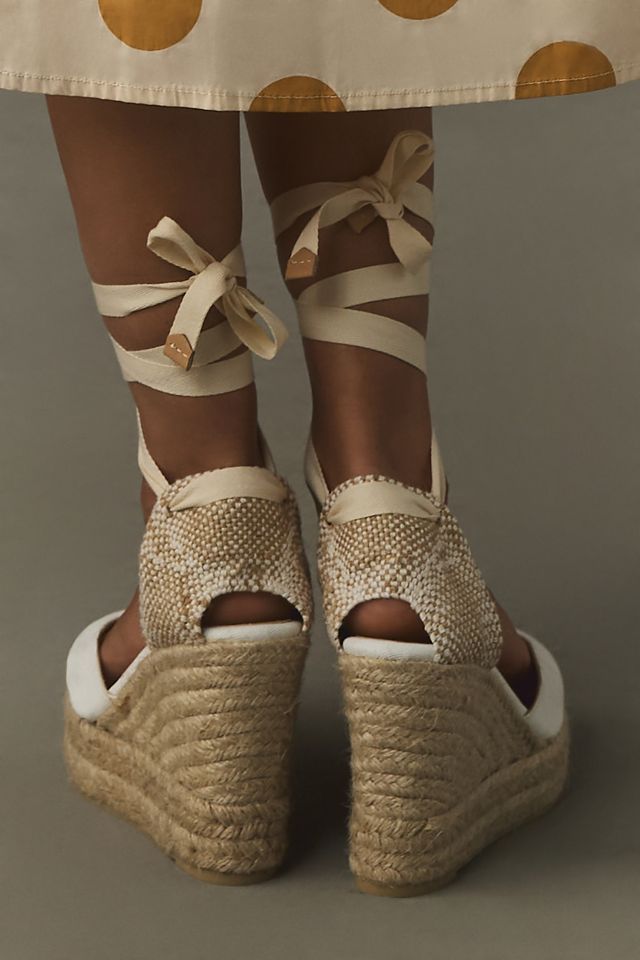 Castañer Chiara Wrap Espadrille Wedge Heels #2