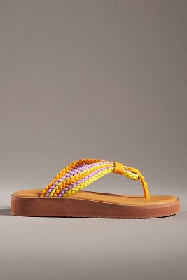 Shop See By Chloé Sansa Thong Sandals In Multicolor