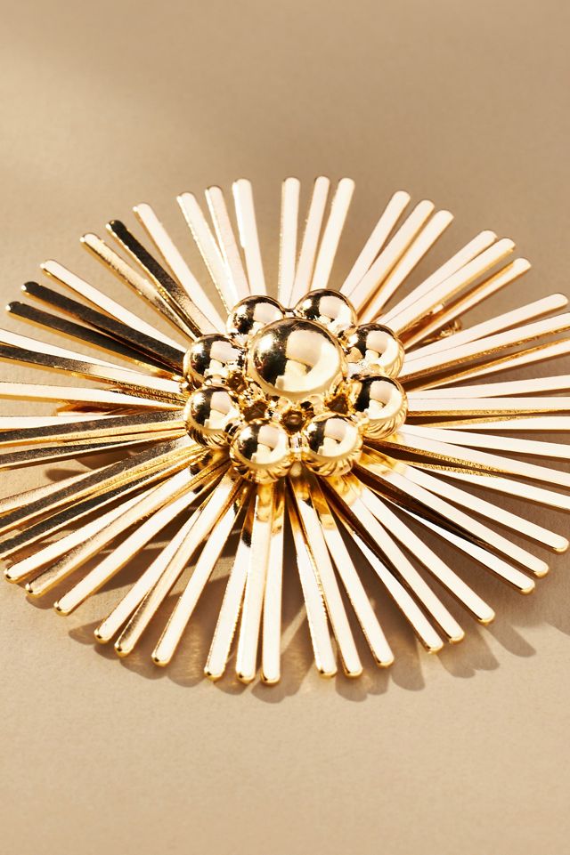 The Restored Vintage Collection: Spoke Flower Brooch #2