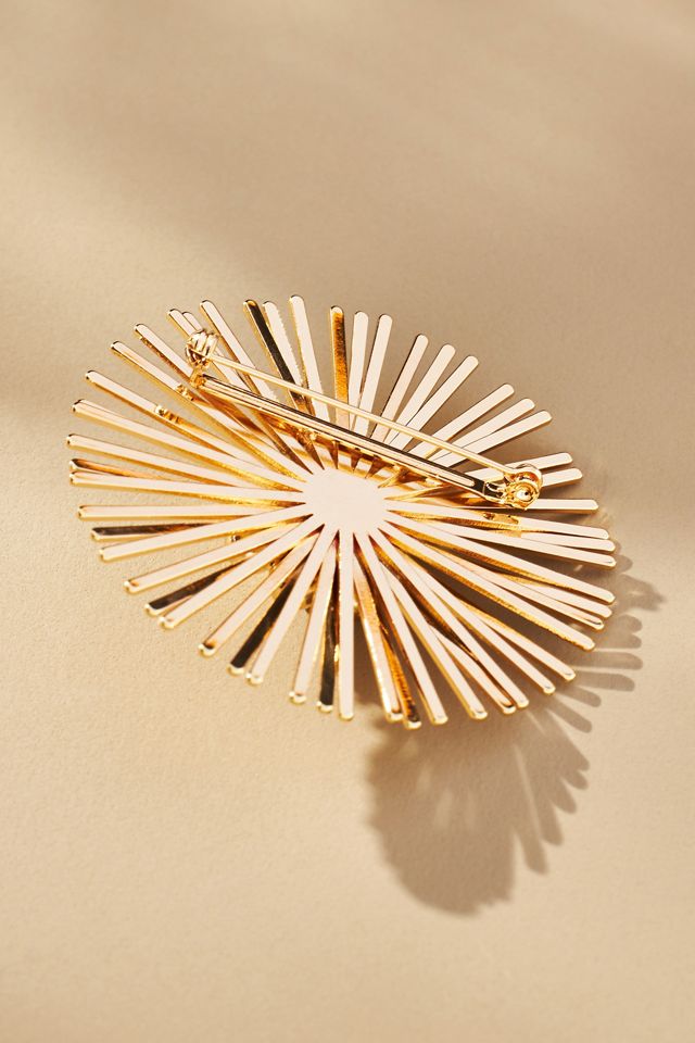 The Restored Vintage Collection: Spoke Flower Brooch #3