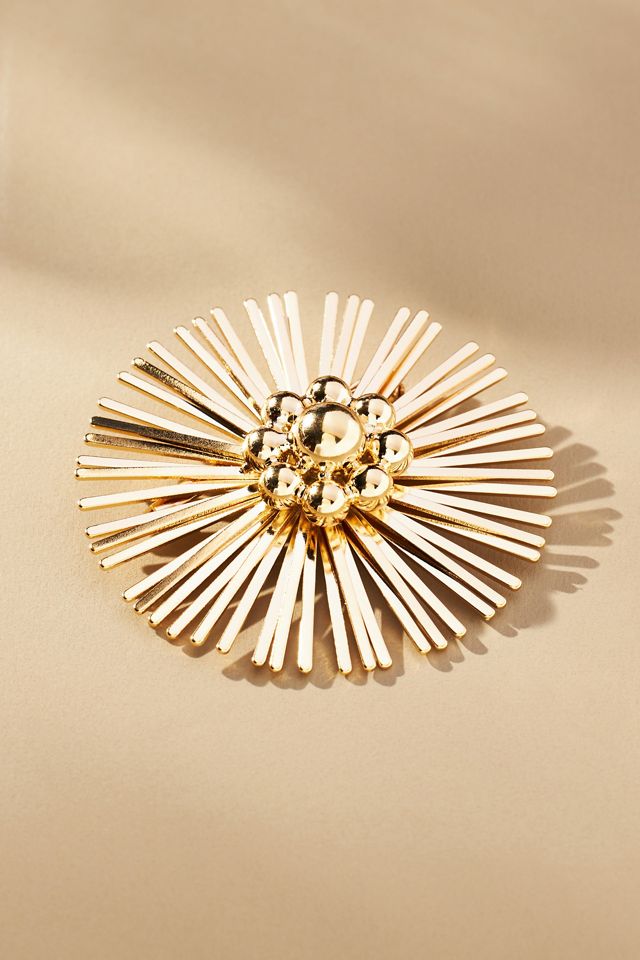 The Restored Vintage Collection: Spoke Flower Brooch #1