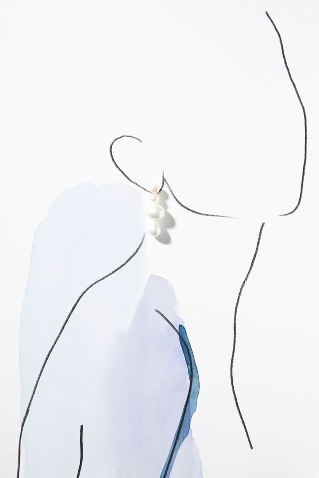 Varied Pearl Earrings #2