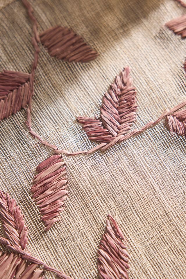 Leafy Round Placemats, Set of 4 #2