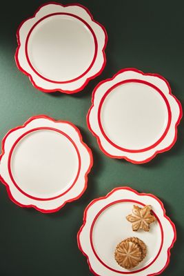 Lyla Stoneware Side Plates, Set of 4