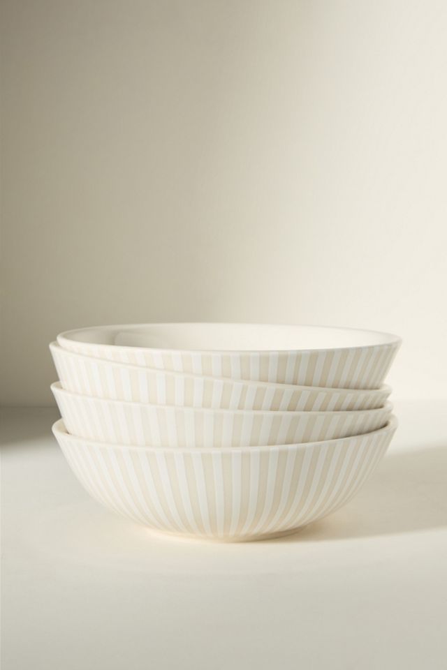 Lyla Striped Bowls, Set of 4 #1
