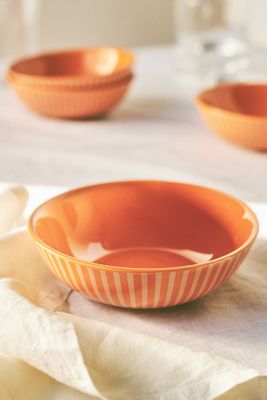 Lyla Striped Bowls, Set of 4