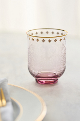 Anthropologie Sinna Stemless Wine Glasses, Set Of 4