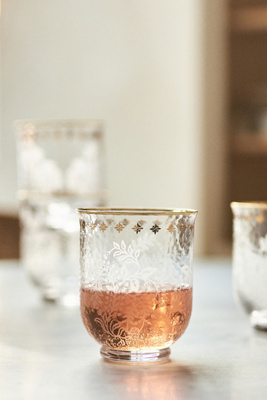 Anthropologie Sinna Stemless Wine Glasses, Set Of 4