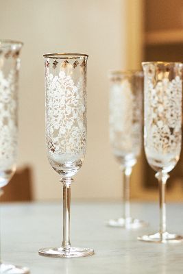 Sinna Champagne Flute Glasses, Set of 4