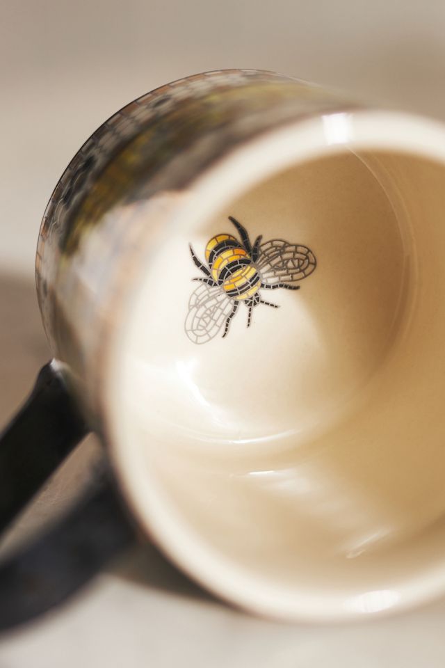 Taza y Platillo de Espresso de Gres Bistro: Edición Jardín #2
