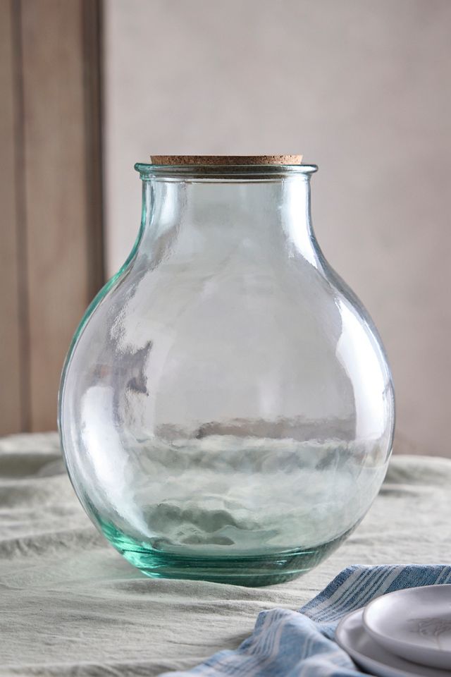 Recycled Glass Bulb Terrarium #2