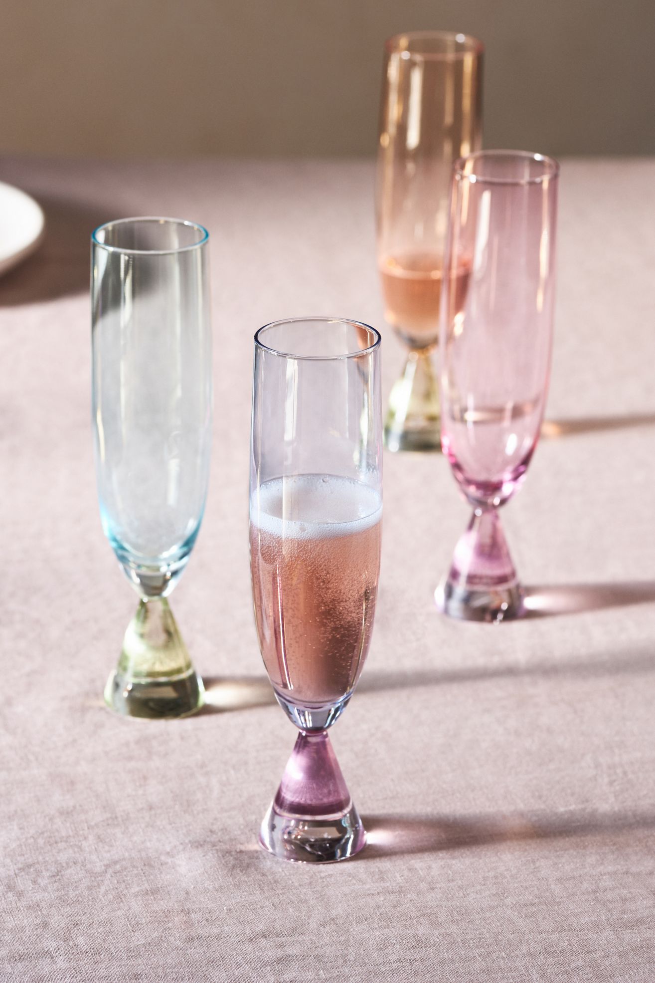 Ramona Flutes, Set of 4 - Multi, Set Of 4