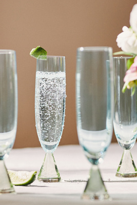 Anthropologie Ramona Flutes, Set Of 4