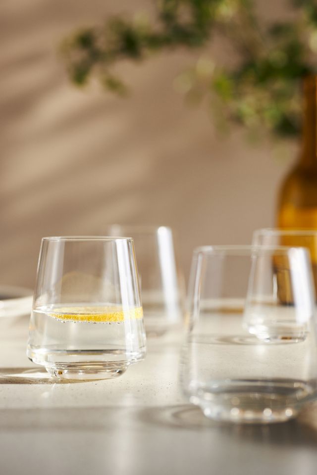 Emma Stemless Wine Glasses, Set of 4