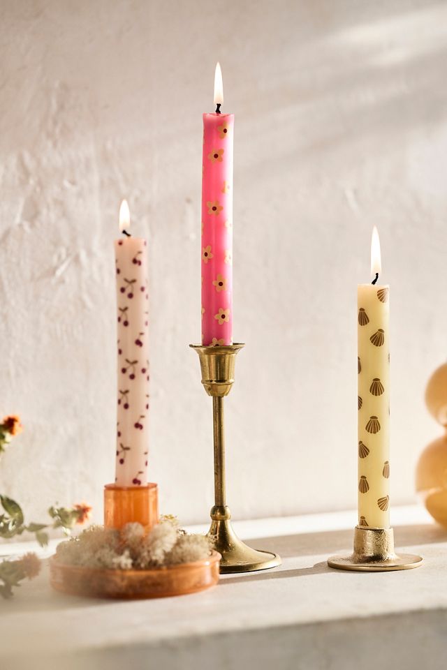 Spring Mix Taper Candles, Set of 3 #1