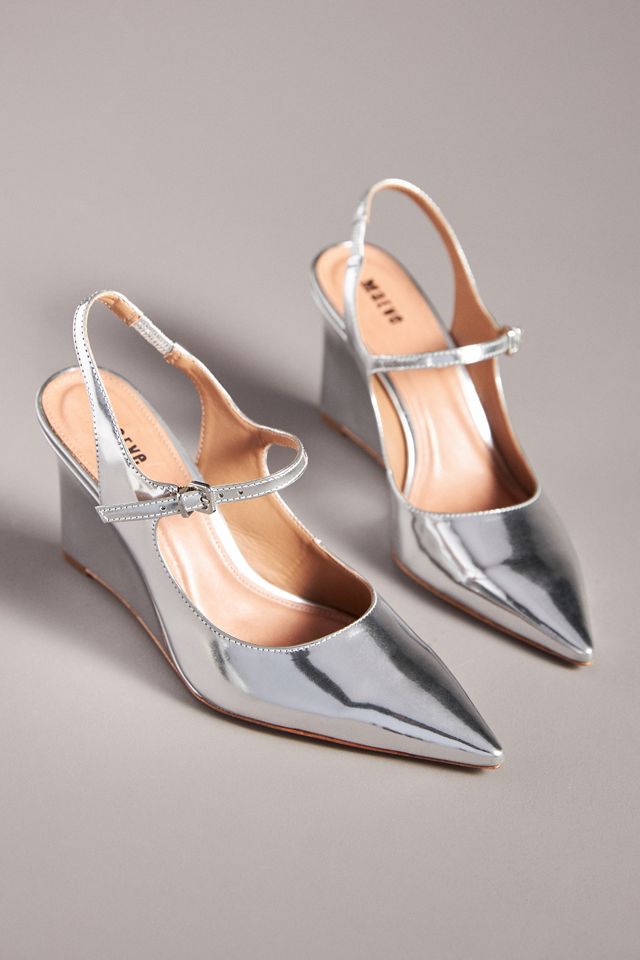 Maeve Slingback Wedge Heels #1