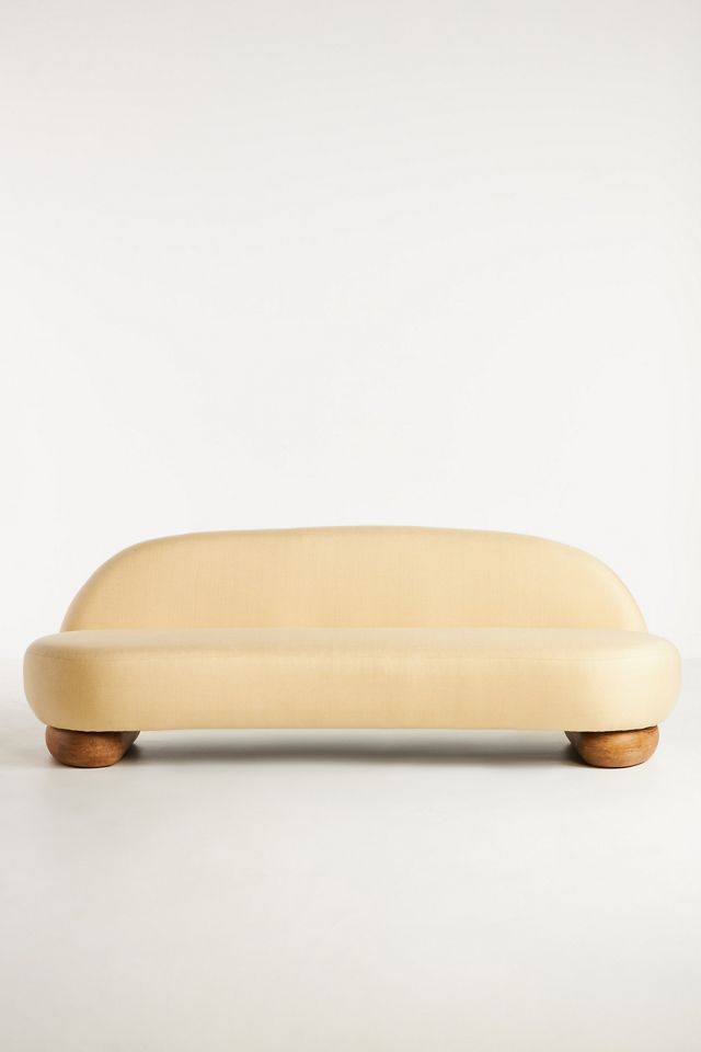 Remy Sculptural Armless Sofa #1