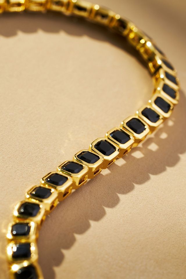 Faceted Square Wrap Bracelet #1
