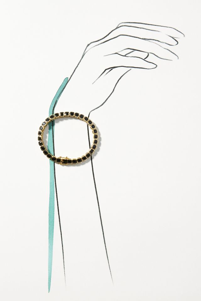 Faceted Square Wrap Bracelet #2