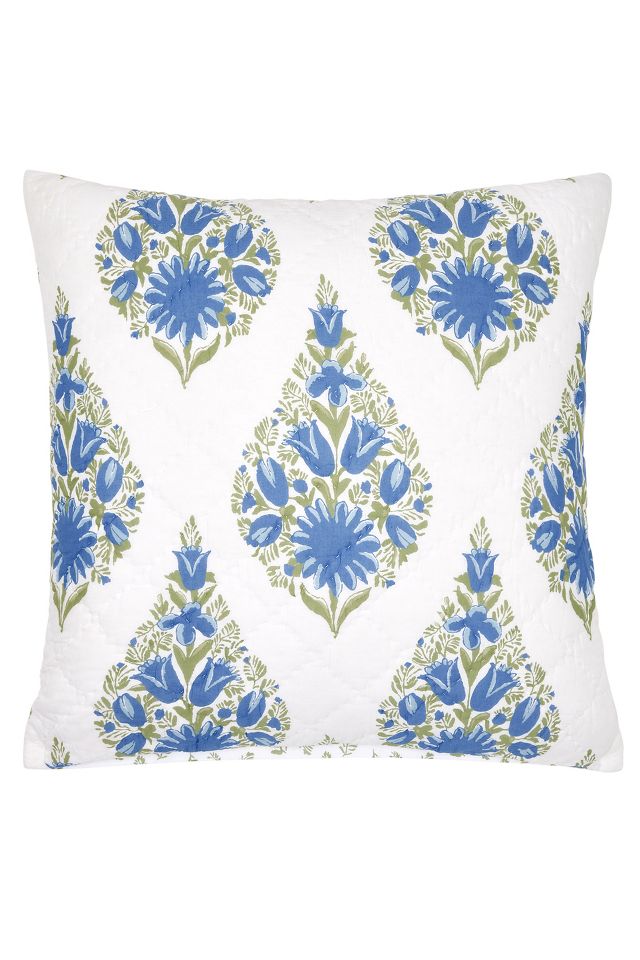 John Robshaw Mayra Azure Sham | AnthroLiving