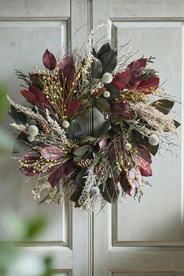Terrain Preserved Crimson + Cedar Wreath