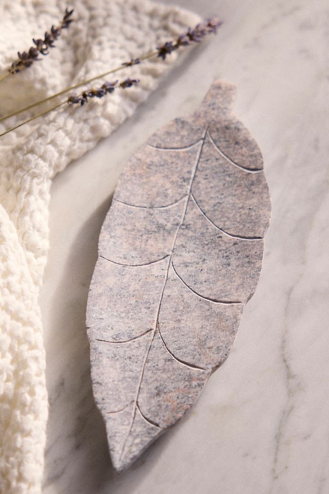 Stone Leaf Soap Dish #1