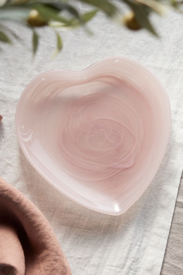 Glass Heart Candy Dish #1
