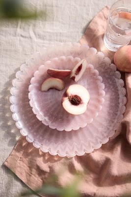 Scalloped Glass Plate
