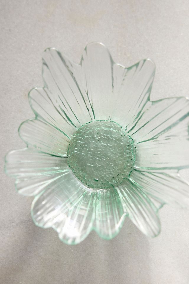 Glass Flower Candy Bowl #3