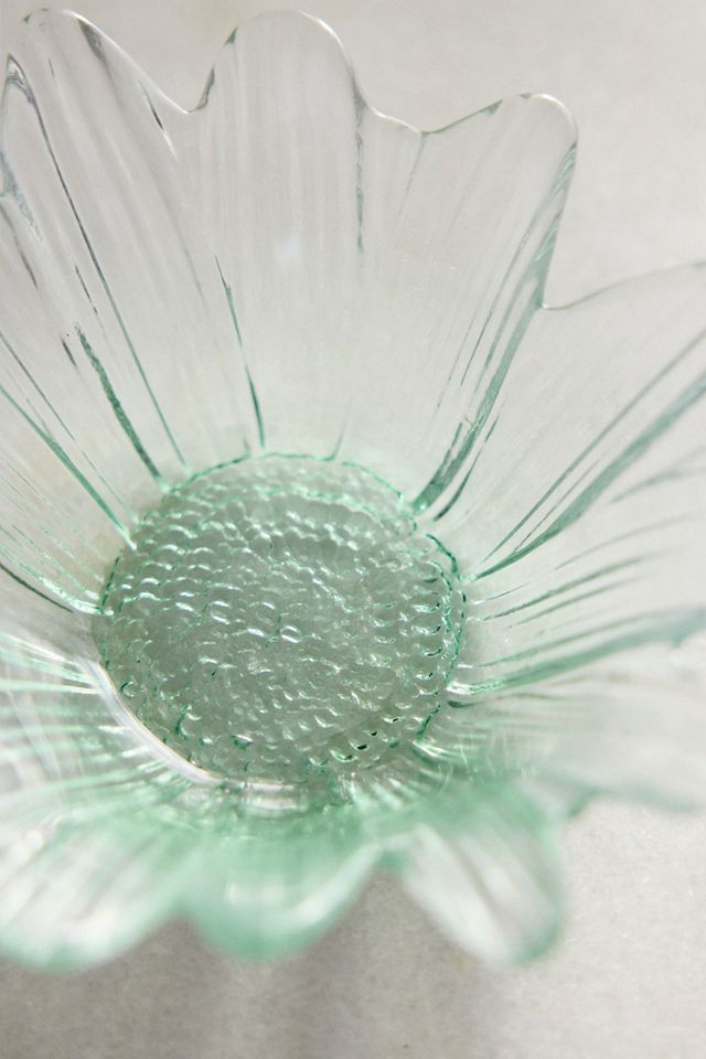 Glass Flower Candy Bowl #4