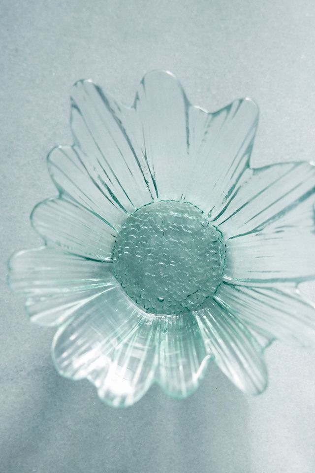 Glass Flower Candy Bowl #1