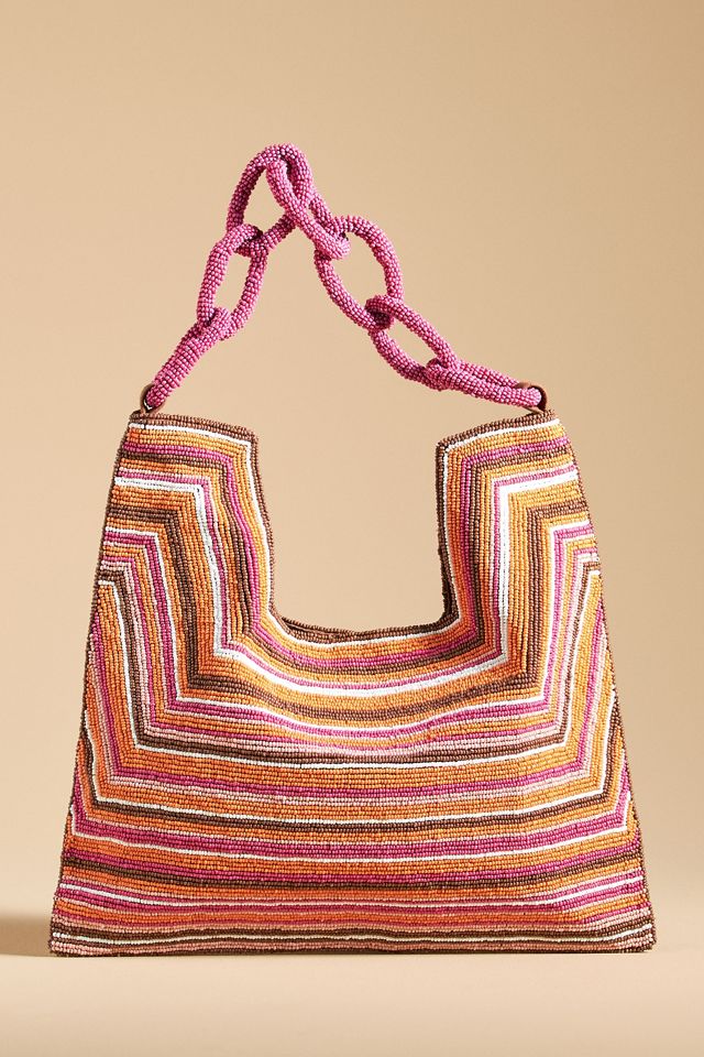Beaded Square Shoulder Bag #2