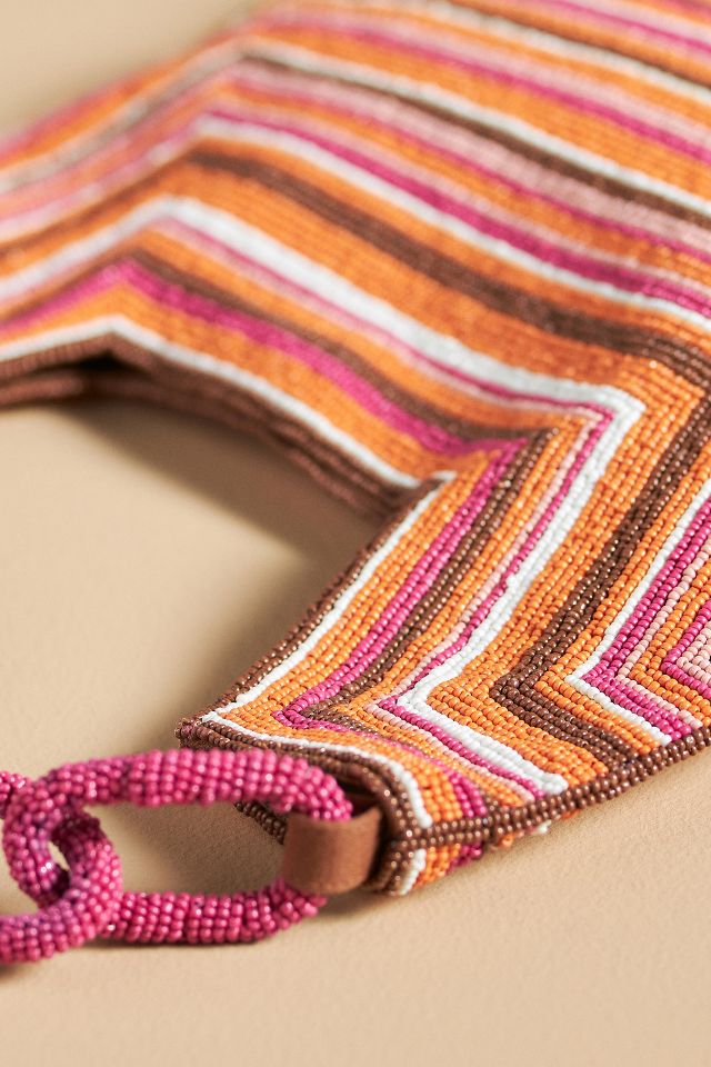 Beaded Square Shoulder Bag #3