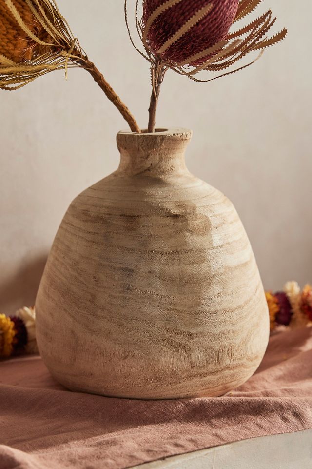 Paulownia Wood Vase #2