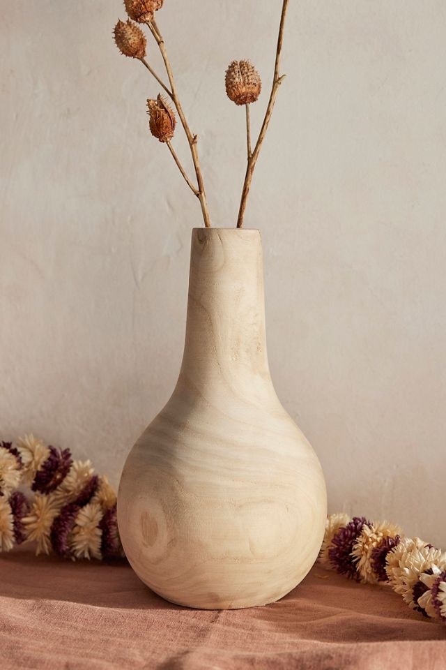 Paulownia Wood Vase #3