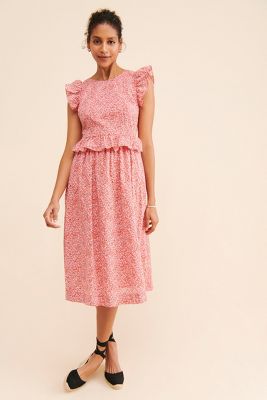 Vero Moda Urba Midi Dress | Anthropologie