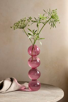 Orb Quartet Glass Bud Vase